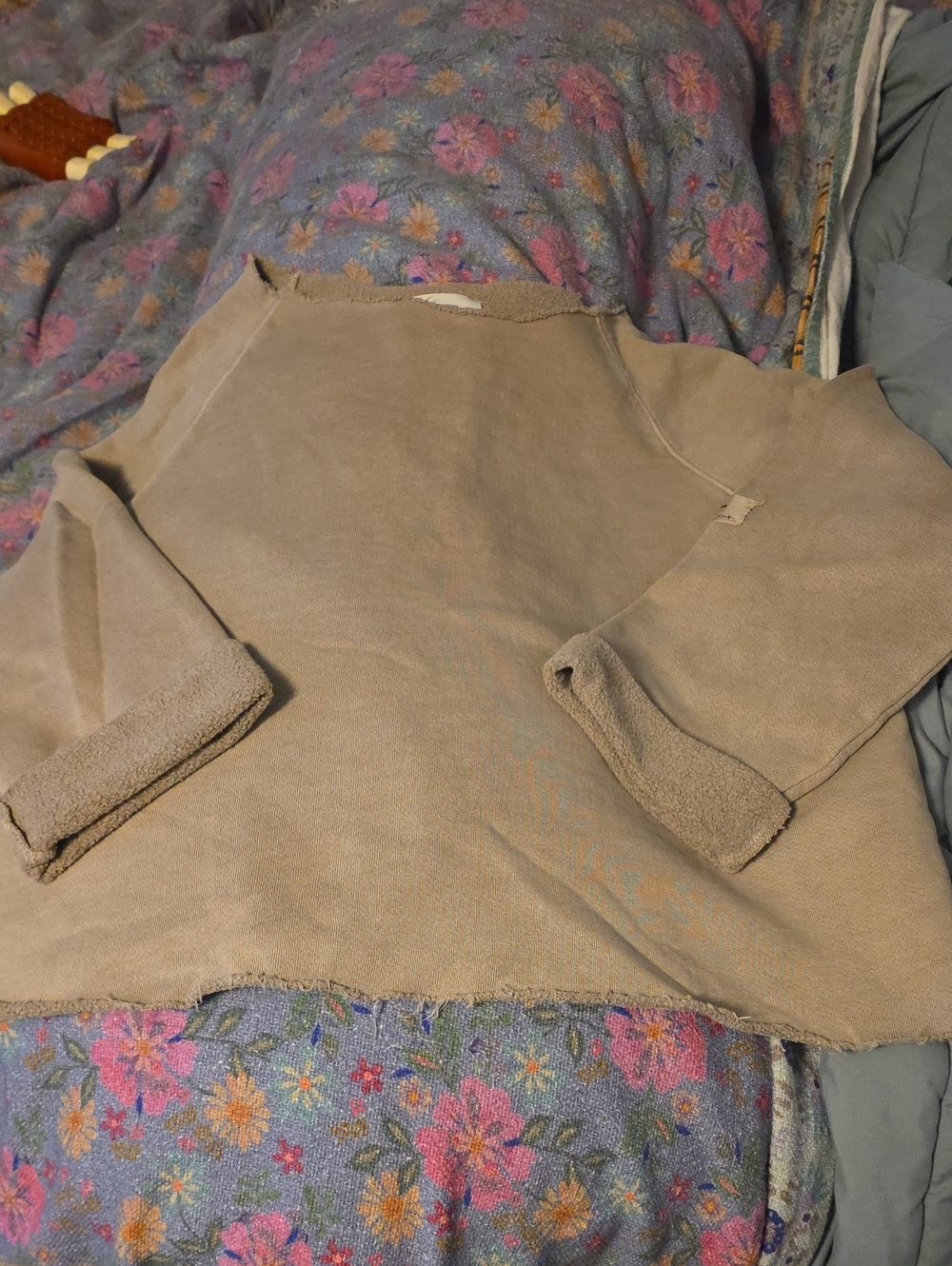 Joah Brown Taupe Crewneck Sweatshirt